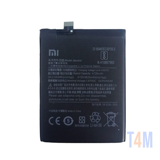 BATERIA XIAOMI MI 10T LITE/M2007J17G BM4W 4820MAH